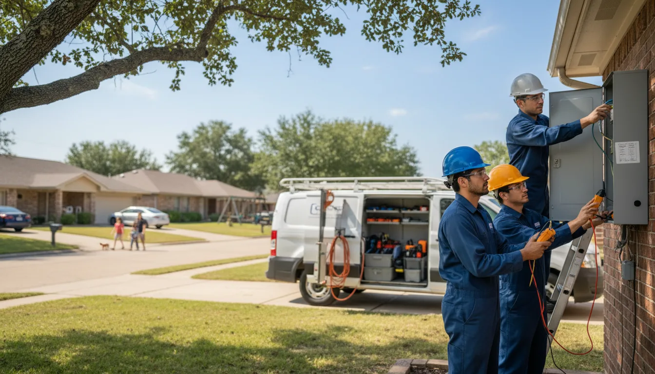 Certified electrician providing emergency electrical services in Cedar, MN
